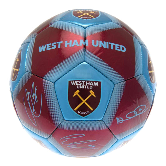 Burgundy - Front - West Ham United FC Flight Football