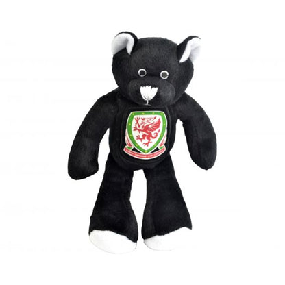 Black-White - Back - Wales Official Football Mini Bear