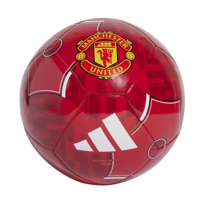 Red - Back - Adidas Club Home Manchester United FC Football