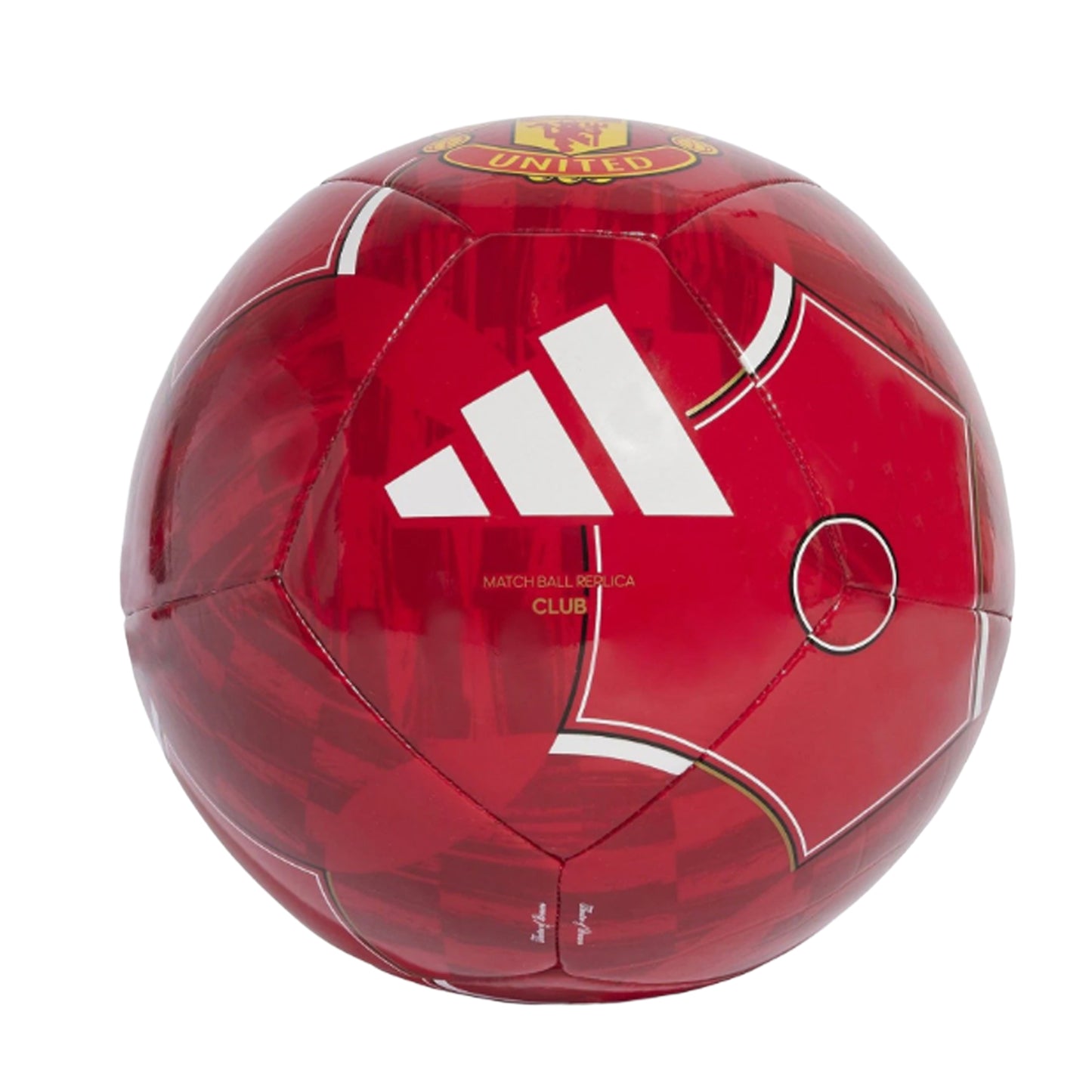 Red - Side - Adidas Club Home Manchester United FC Football