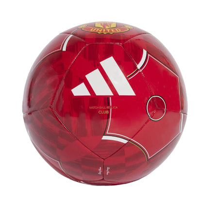 Red - Side - Adidas Club Home Manchester United FC Football
