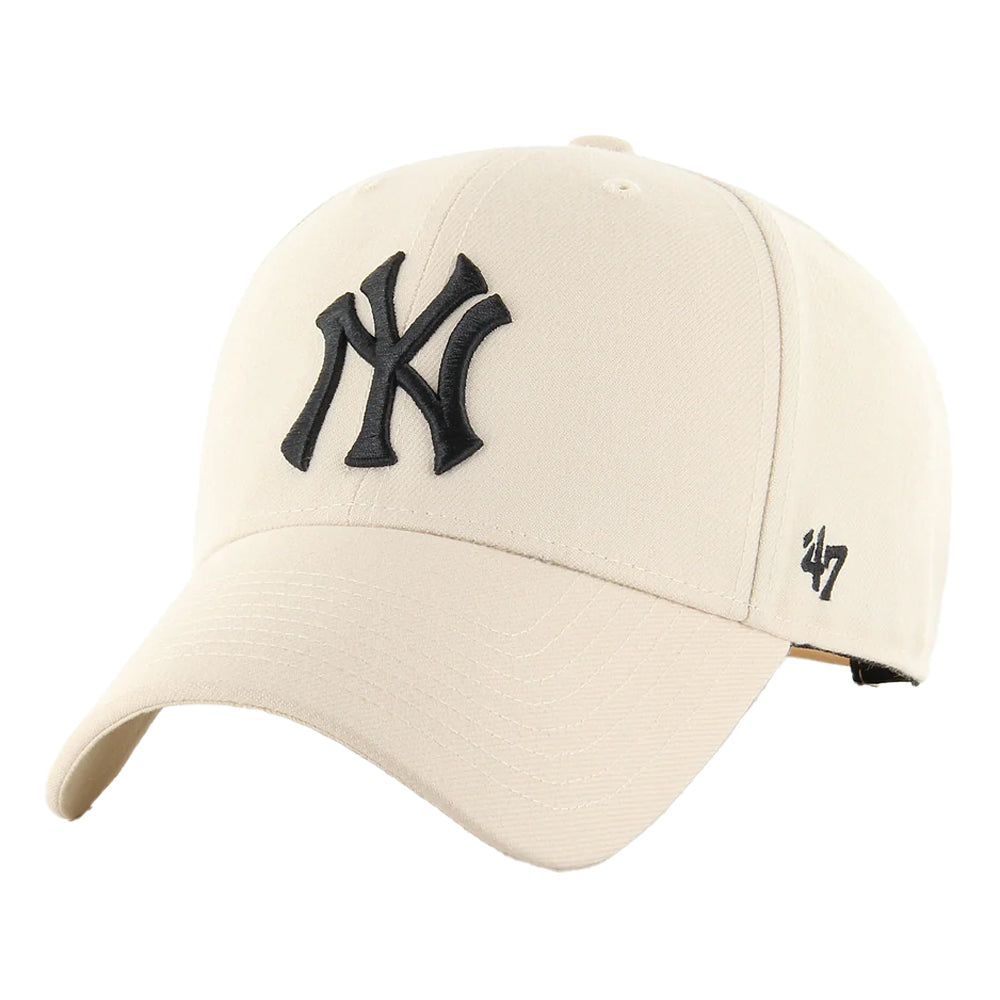 Natural - Front - 47 MVP New York Yankees Snapback Baseball Cap