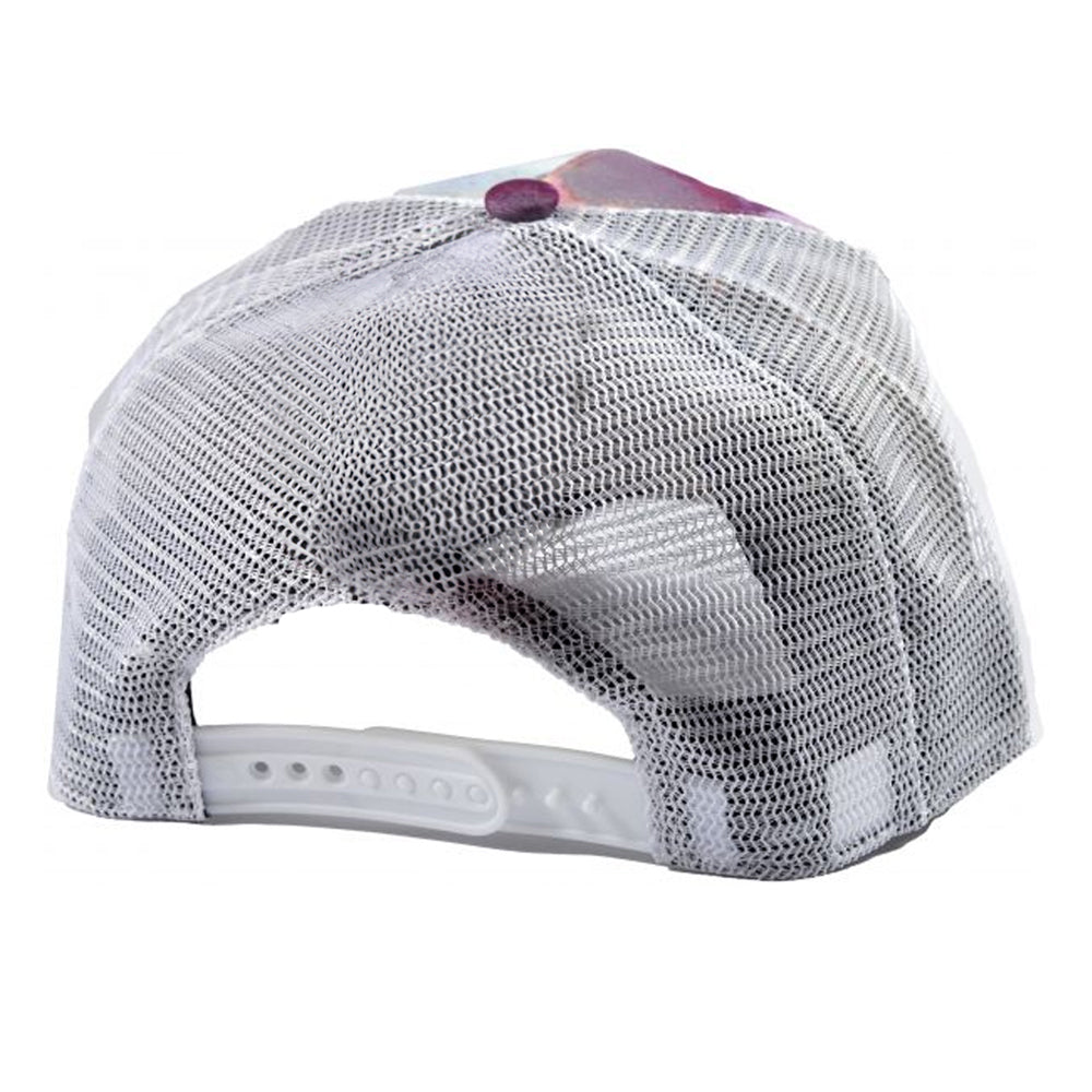 Purple-Pink-White - Back - 47 Unisex Adult MVP Liverpool FC Tie Dye Snapback Trucker Cap