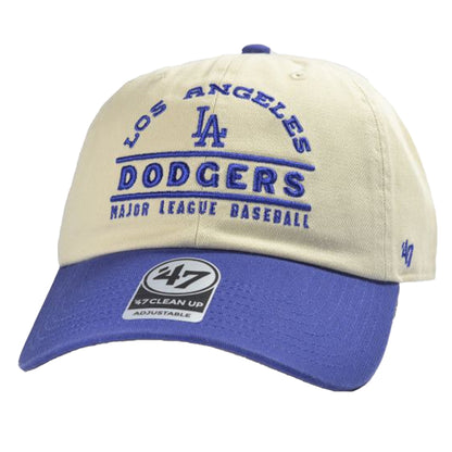 Blue-Beige - Front - 47 MLB Windham LA Dodgers Baseball Cap