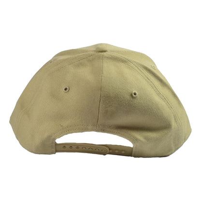 Khaki-White - Back - Liverpool FC Unisex Adult MVP 47 Snapback Cap