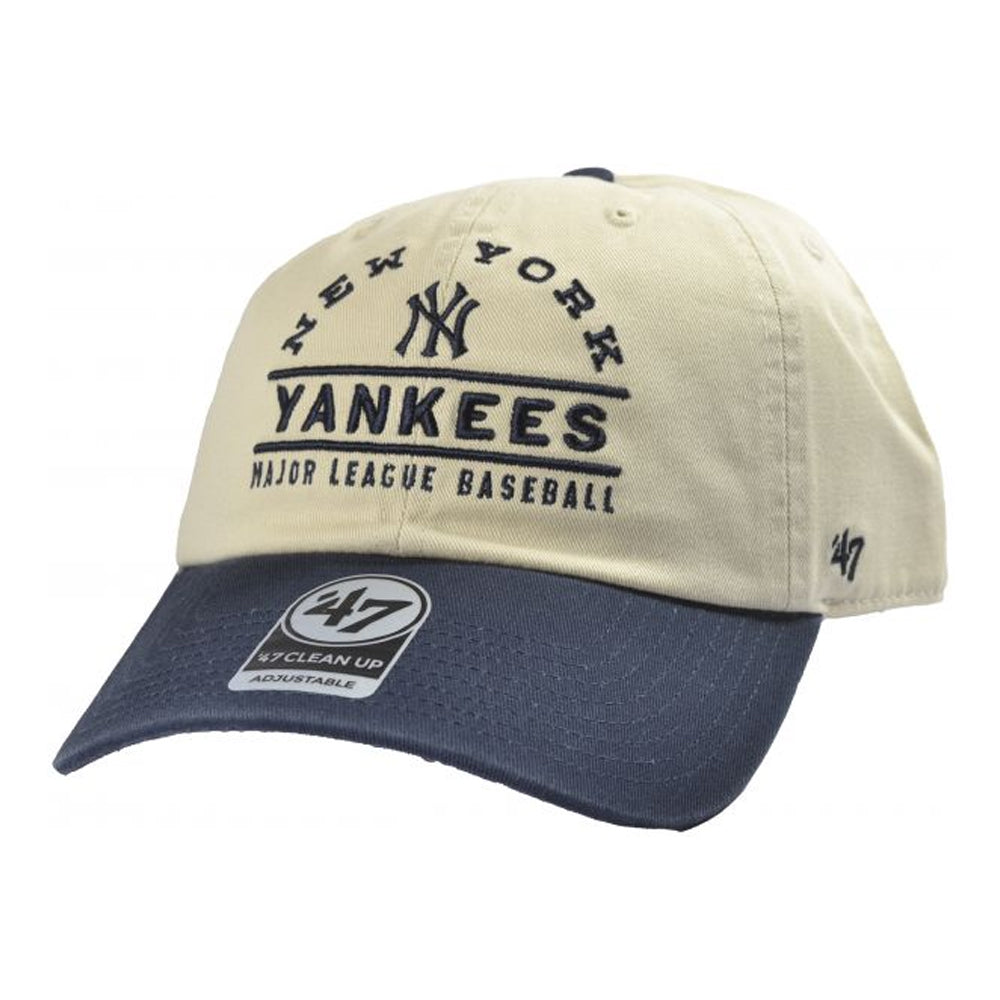 Navy-Beige - Front - 47 MLB Windham New York Yankees Baseball Cap