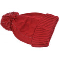 Red-White - Back - 47 Liverpool FC Turned Up Cuff Bobble Hat