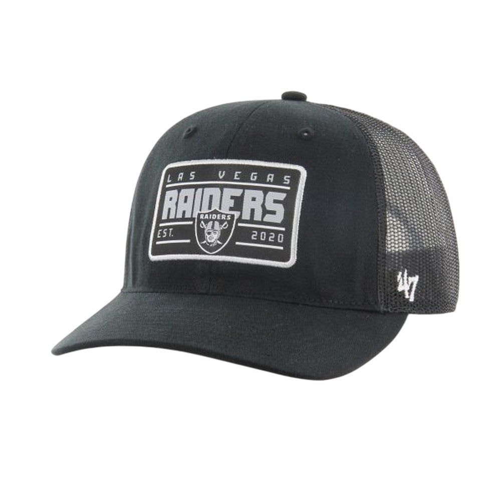 Black - Front - Las Vegas Raiders Trucker Cap