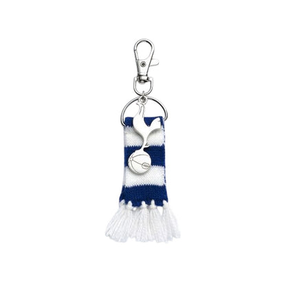 Blue-White - Back - Tottenham Hotspur FC Stripe Crest Keyring