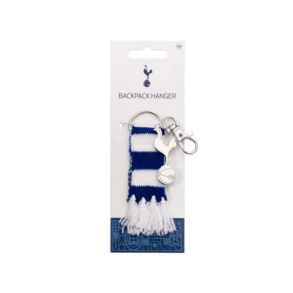 Blue-White - Side - Tottenham Hotspur FC Stripe Crest Keyring