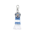 Blue-White - Back - Manchester City FC Stripe Crest Keyring