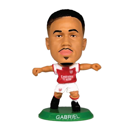 Multicoloured - Front - Arsenal FC Gabriel Magalhaes SoccerStarz Football Figurine