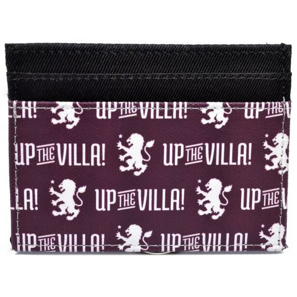 Maroon - Front - Aston Villa FC Logo Card Wallet