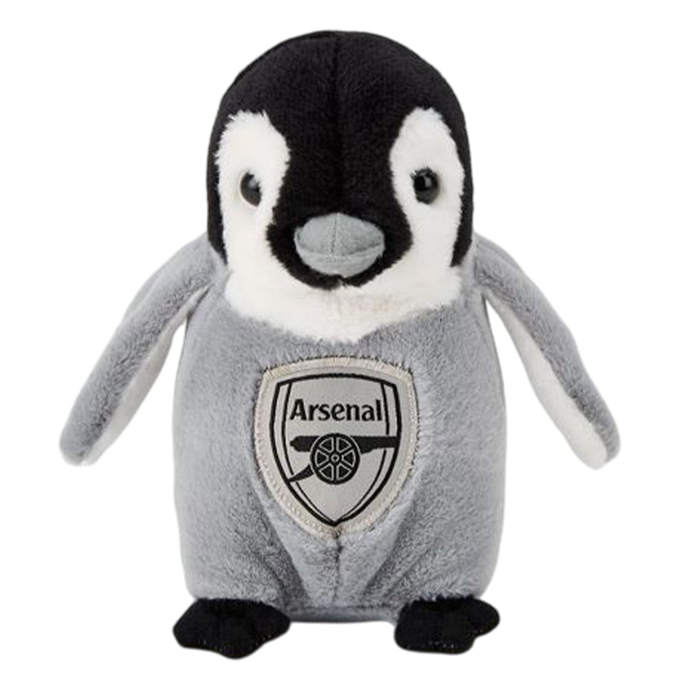 Grey-Black - Front - Arsenal FC Penguin Plush Toy