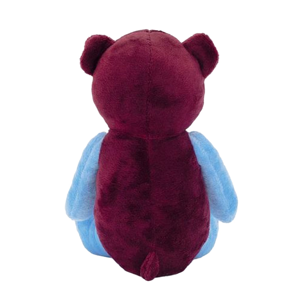 Burgundy-Light Blue - Back - Aston Villa FC Bear Soft Plush Toy