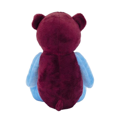 Burgundy-Light Blue - Back - Aston Villa FC Bear Soft Plush Toy