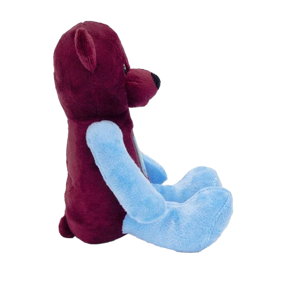 Burgundy-Light Blue - Side - Aston Villa FC Bear Soft Plush Toy