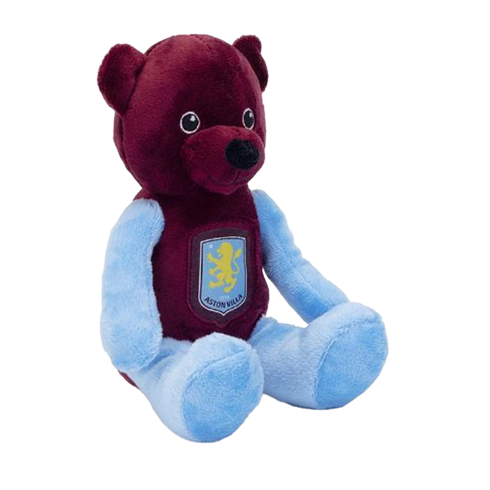 Burgundy-Light Blue - Lifestyle - Aston Villa FC Bear Soft Plush Toy
