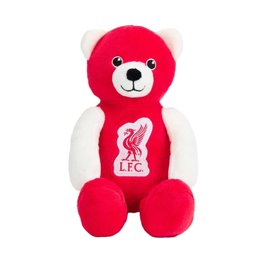 Red-White - Front - Liverpool FC Bear Soft Plush Toy