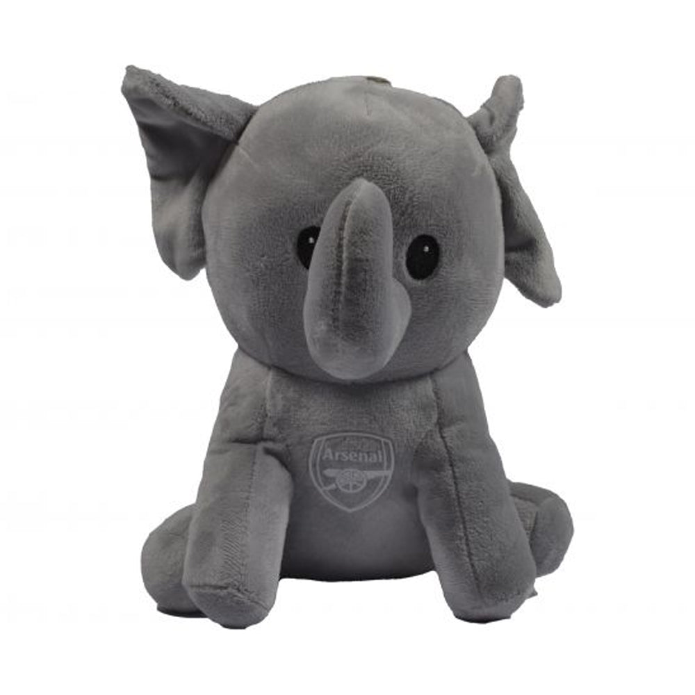 Grey - Front - Arsenal FC Elephant Plush Toy