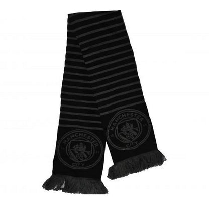 Black - Back - Manchester City FC Winter Scarf