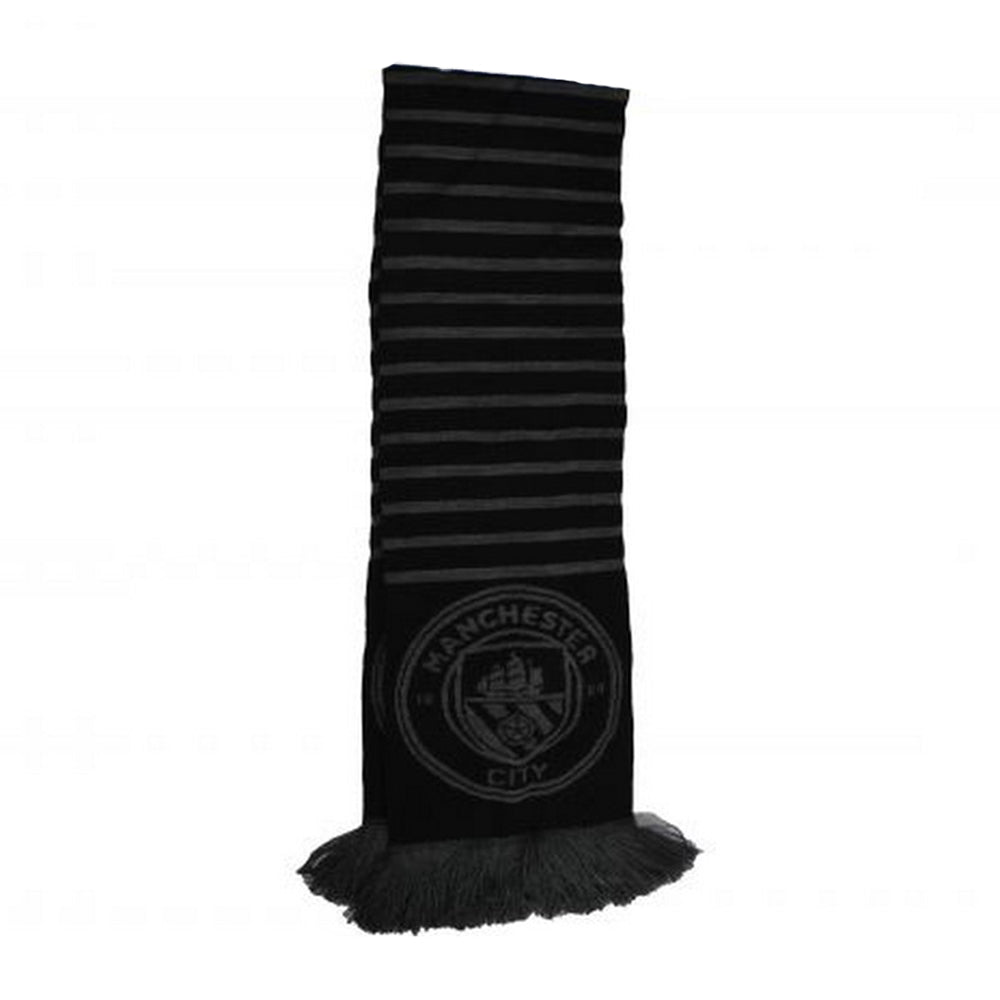 Black - Side - Manchester City FC Winter Scarf