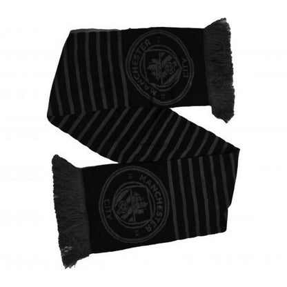 Black - Front - Manchester City FC Winter Scarf