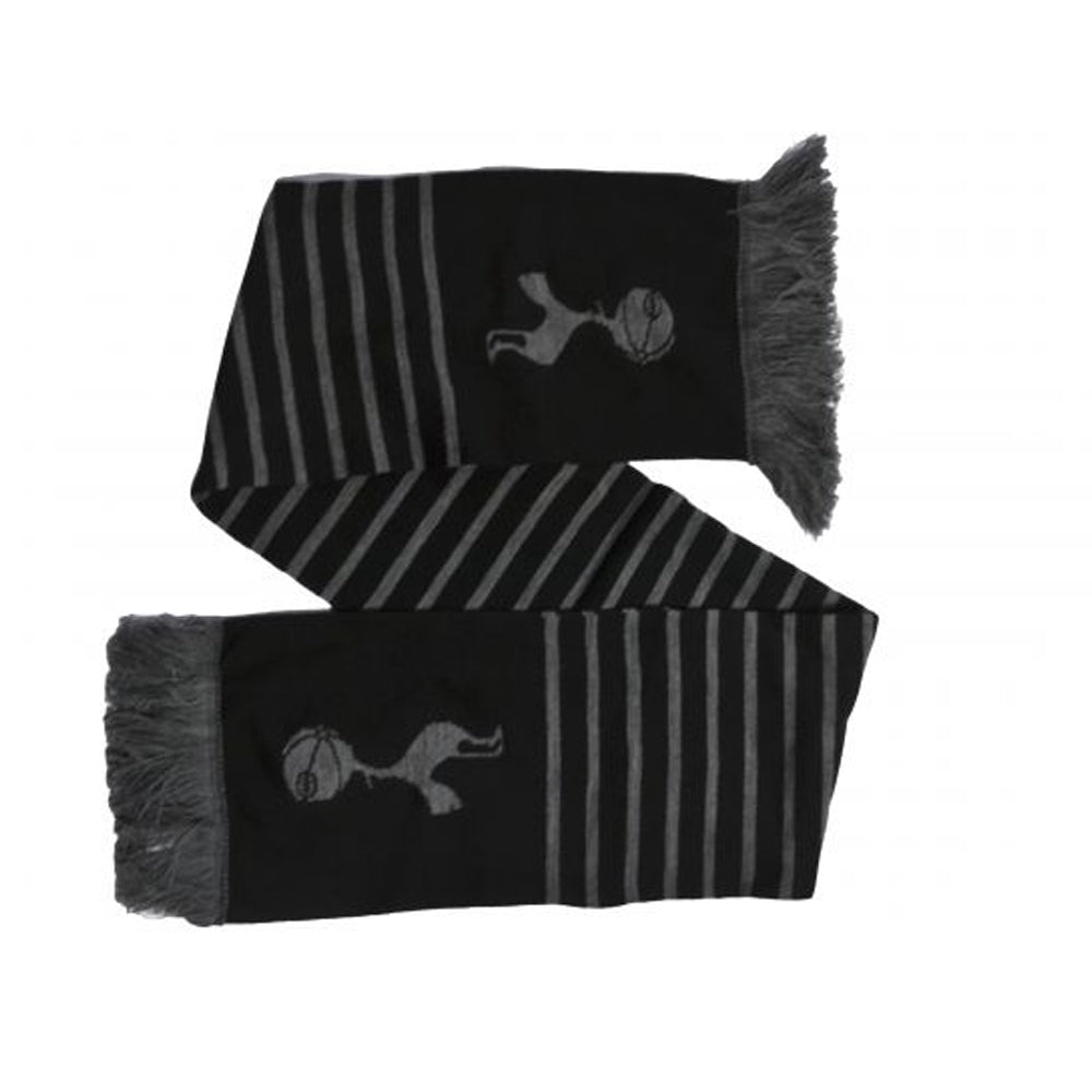 Black - Front - Tottenham Hotspur FC Winter Scarf