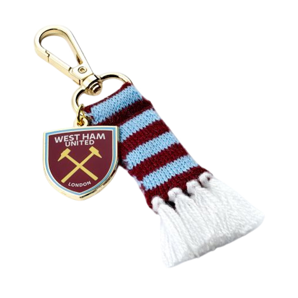 Burgundy-Light Blue - Back - West Ham United FC Crest Hanger