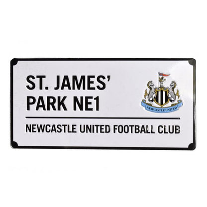 Black-White - Front - Newcastle United FC St James Park Map Fridge Magnet