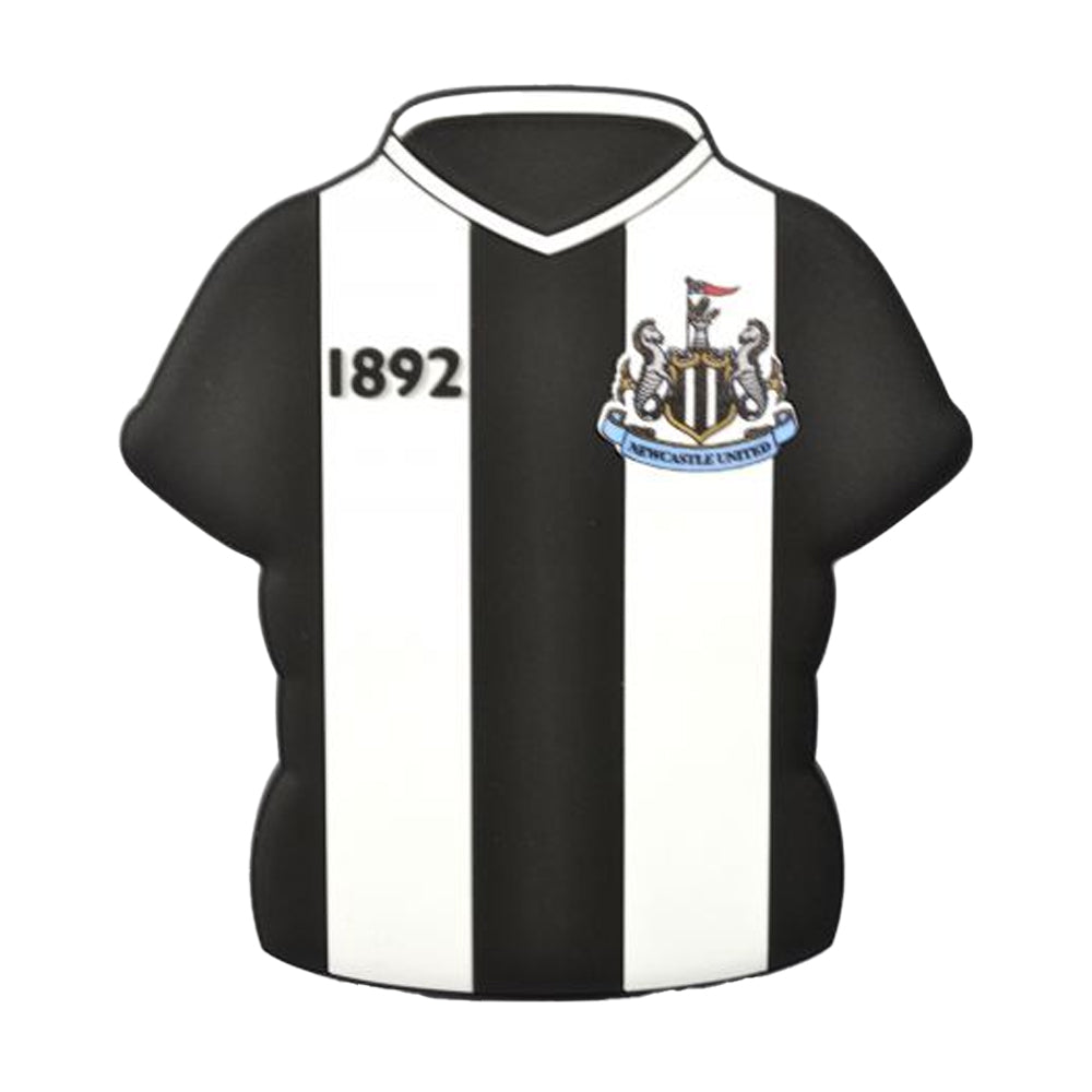 Black-White - Front - Newcastle United FC Football Shirt Fridge Magnet