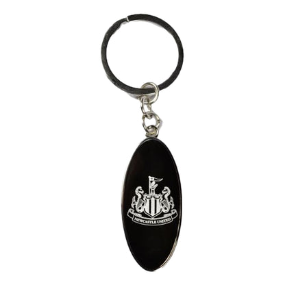 Black - Front - Newcastle United FC Ultimate Oval Keyring