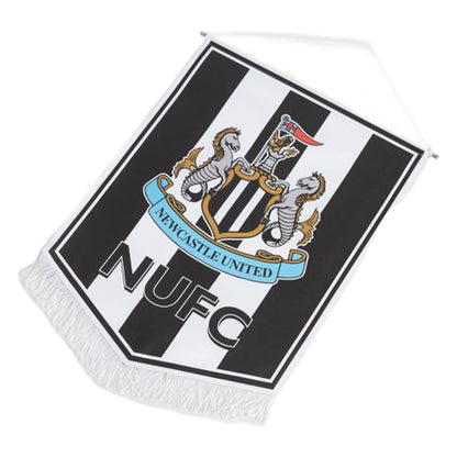 White-Black - Back - Newcastle United FC Large Pennant
