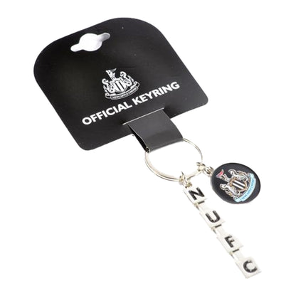 Black-White - Back - Newcastle United FC NUFC Crest Keyring