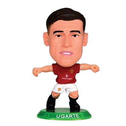 Red-White - Front - Manchester United FC Manuel Ugarte SoccerStarz Football Figurine