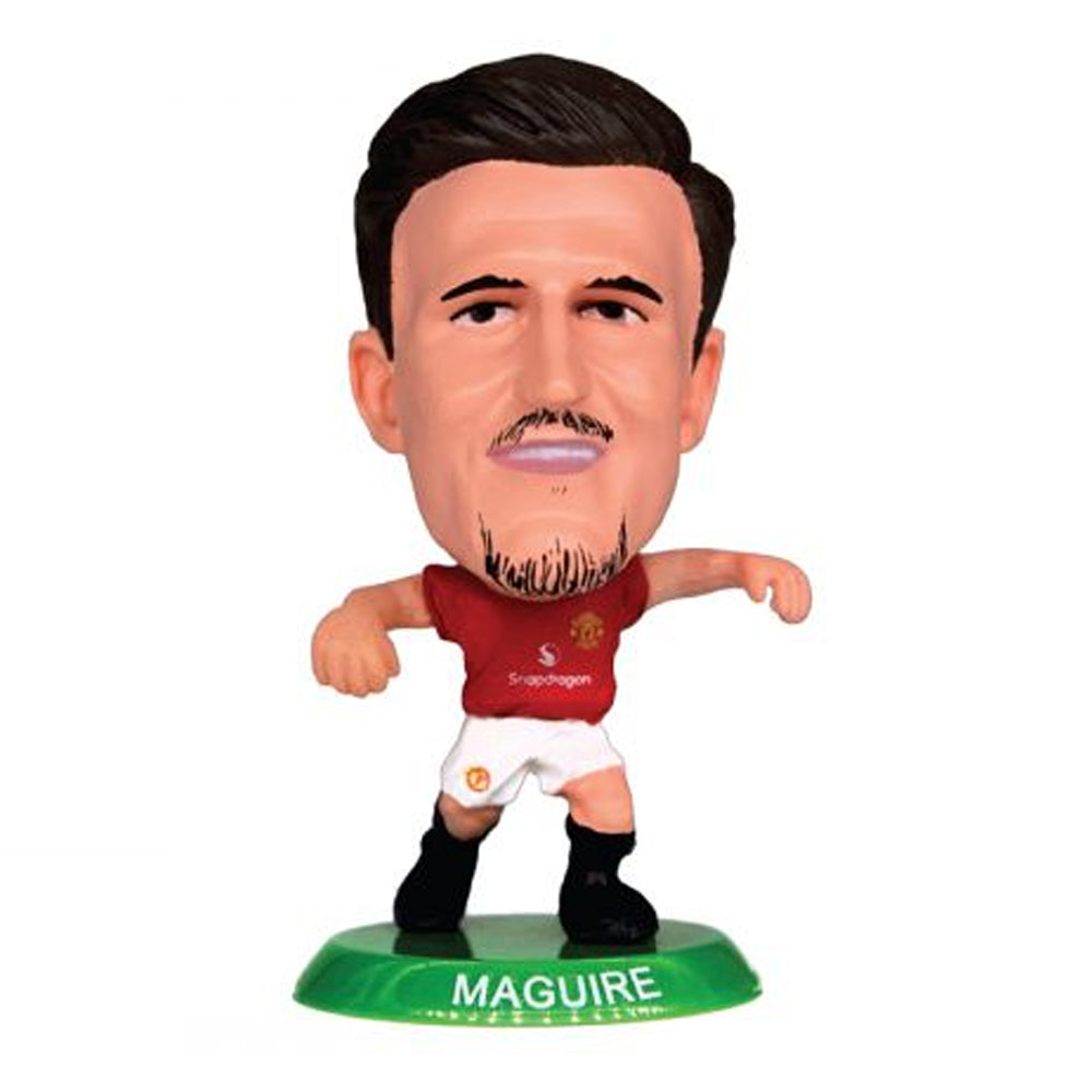 Red-White - Front - Manchester United FC Harry Maguire Football Figurine
