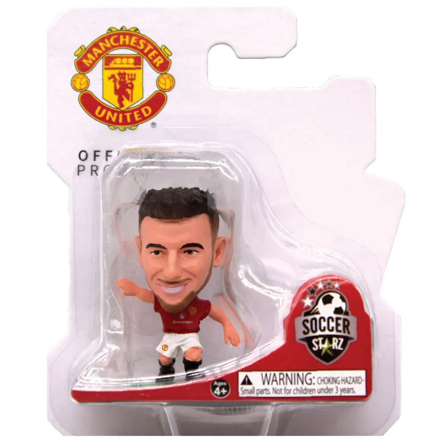 Red-White - Back - Manchester United FC Mason Mount SoccerStarz Football Figurine
