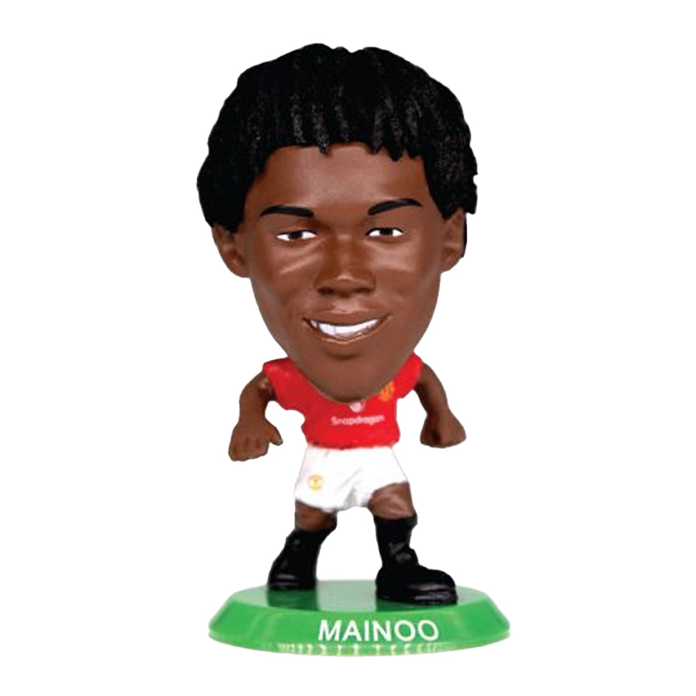 Red-White - Front - Manchester United FC Kobbie Mainoo SoccerStarz Football Figurine