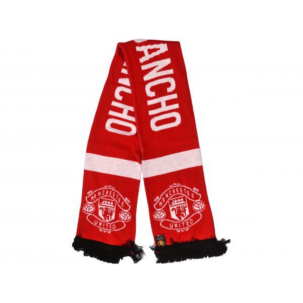 Red-White - Back - Manchester United FC Jadon Sancho 25 Scarf