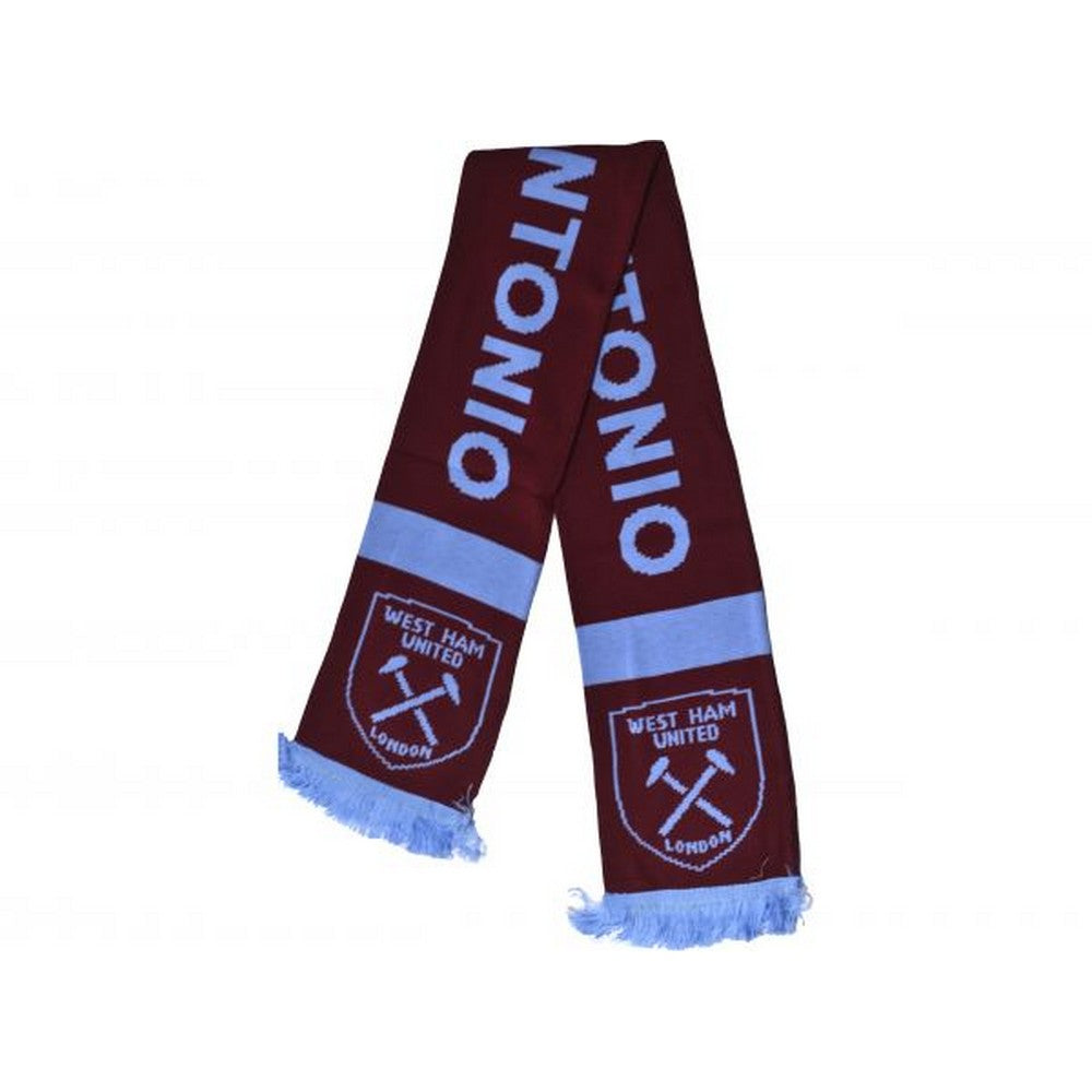 Crimson Red-Blue - Back - West Ham United FC Michail Antonio 9 Scarf