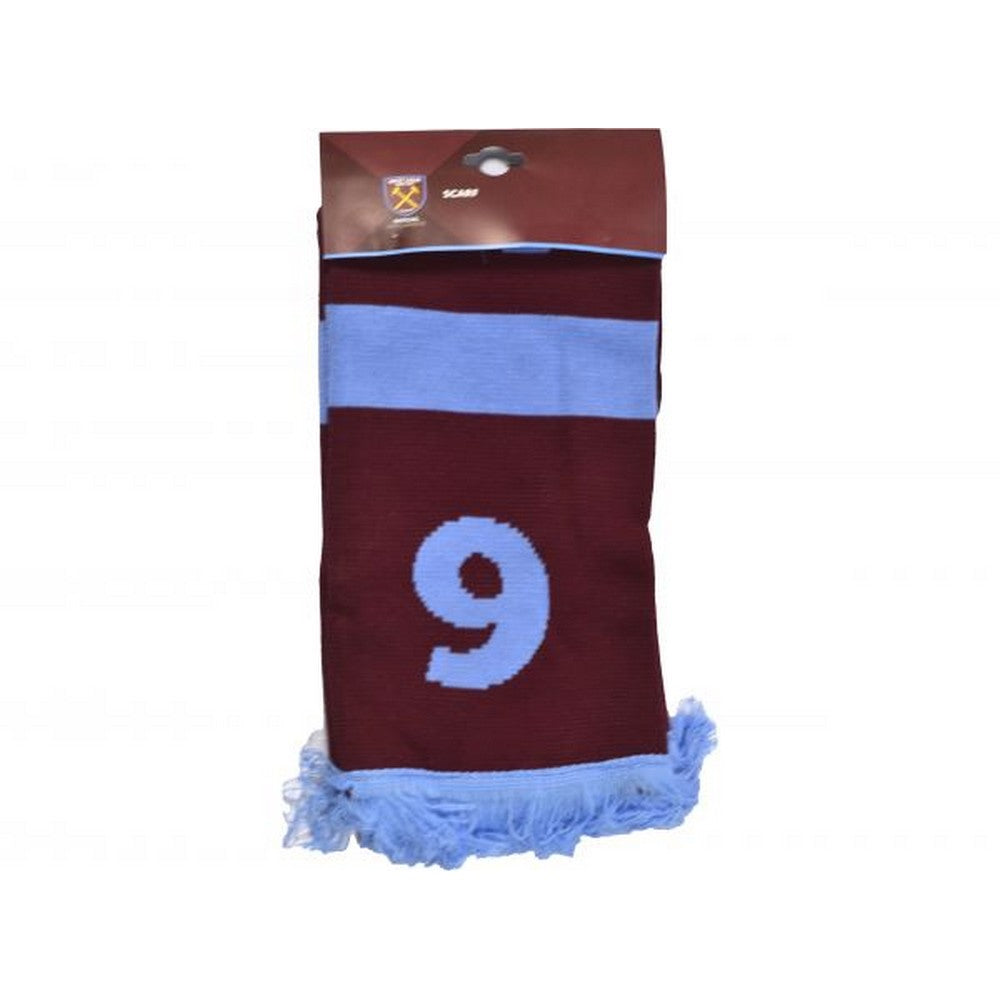 Crimson Red-Blue - Side - West Ham United FC Michail Antonio 9 Scarf