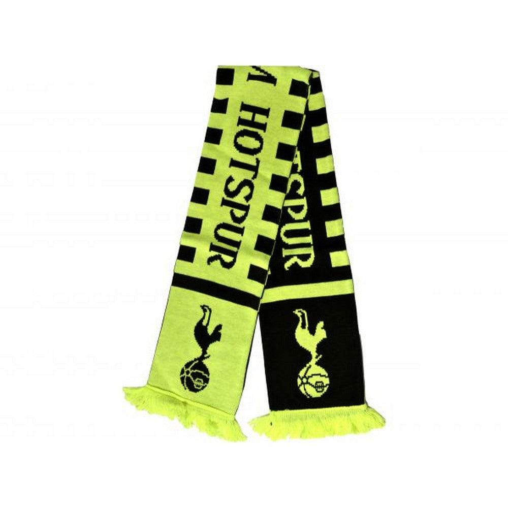 Neon Green-Black - Back - Tottenham Hotspur FC Spurs Reversible Scarf