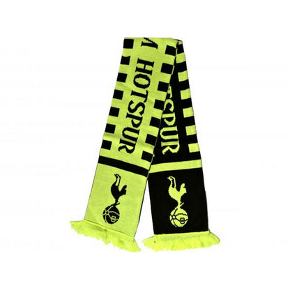 Neon Green-Black - Back - Tottenham Hotspur FC Spurs Reversible Scarf