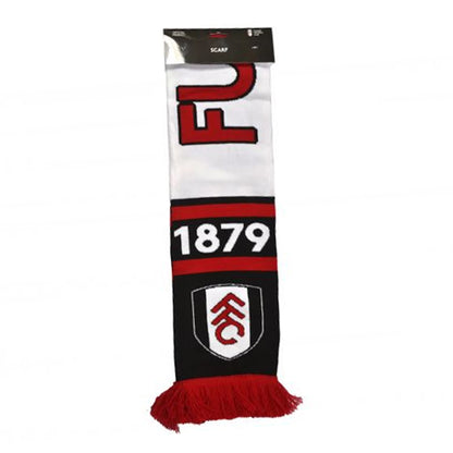White-Red-Black - Side - Fulham FC Nero Scarf
