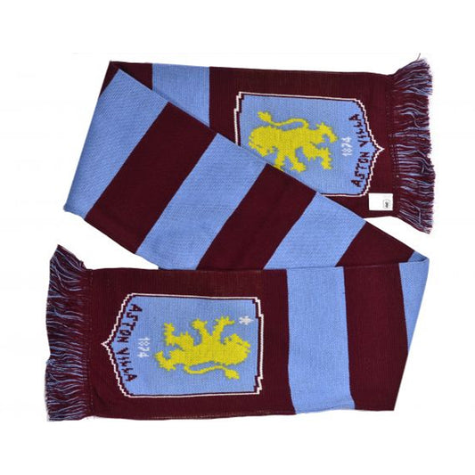 Sky-Claret - Front - Aston Villa FC Nero Scarf