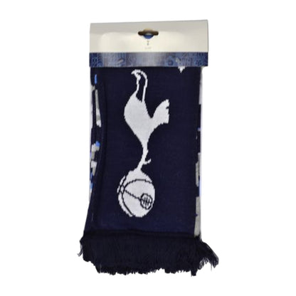Navy Blue-Grey - Side - Tottenham Hotspur FC Particle Scarf