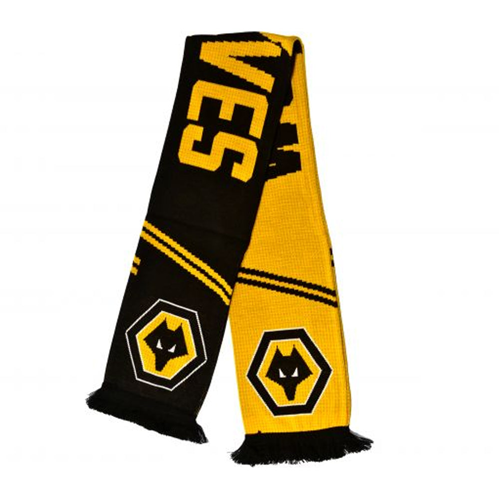 Yellow-Black - Back - Wolverhampton Wanderers FC Vertigo Scarf