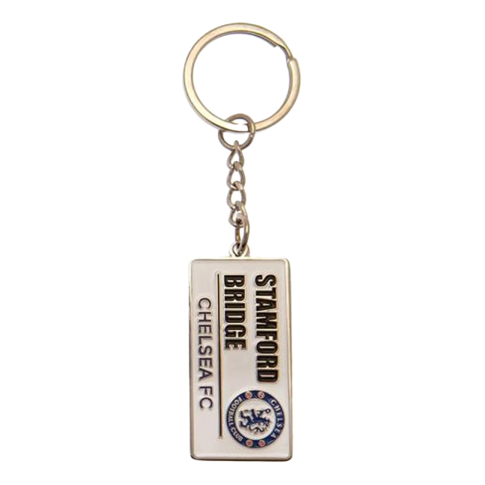 Off White - Back - Chelsea FC Street Sign Keyring