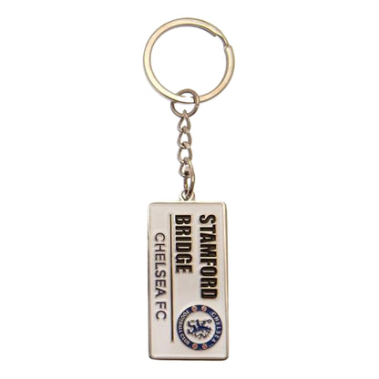 Off White - Back - Chelsea FC Street Sign Keyring