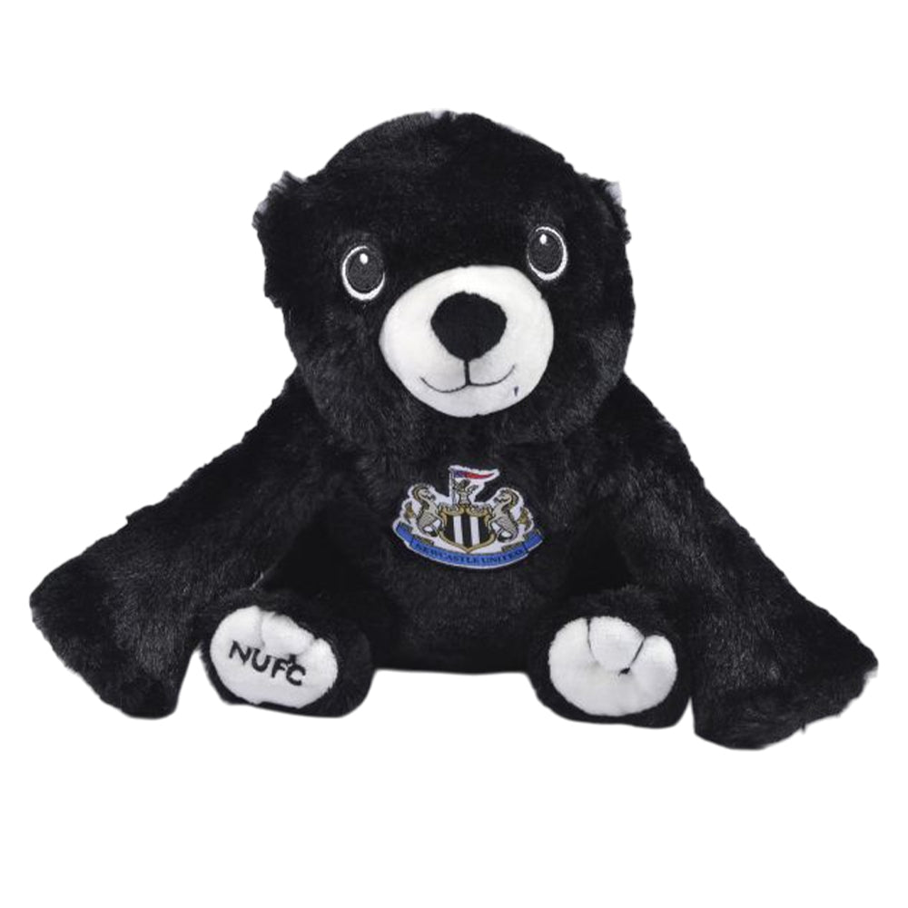 Black - Front - Newcastle United FC Grizzle Bear Plush Toy